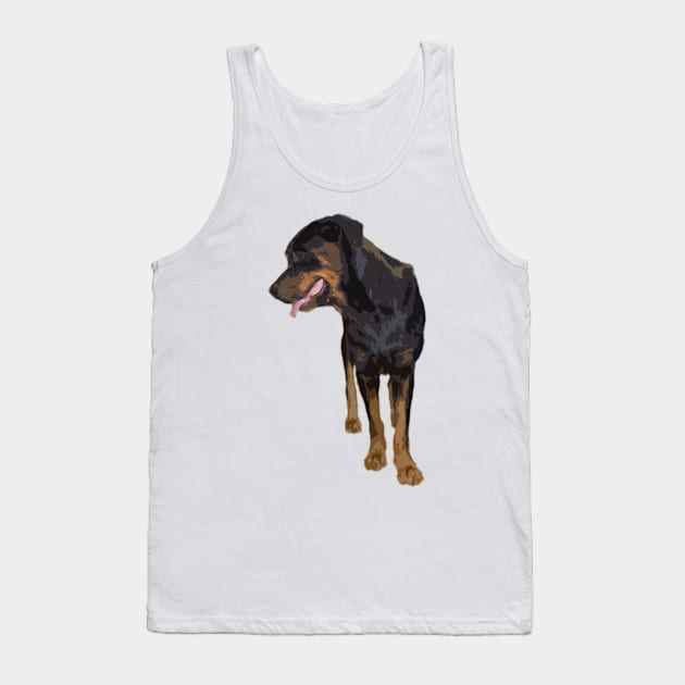 rottweiler Tank Top by rickylabellevie